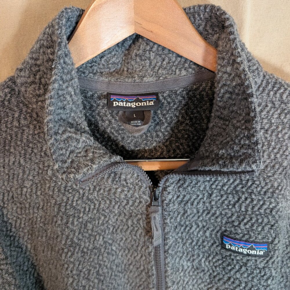 Patagonia Woolyester Gray Full-Zip Jacket - Men L - Picture 2 of 7